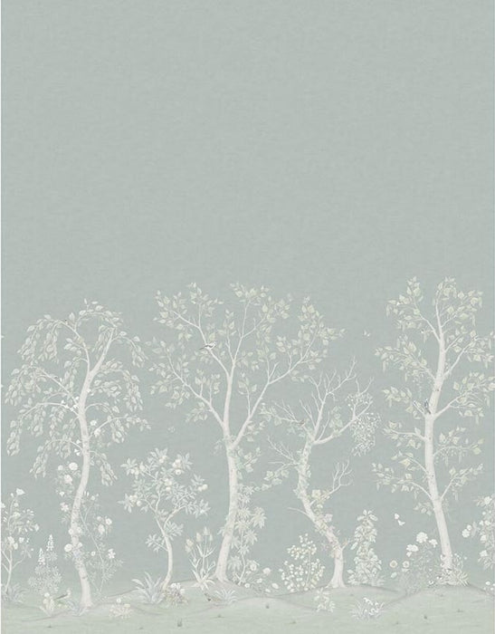 Cole & Son Seasonal Woods Jade / Sage Pearl Wallpaper Sample 120/6020M.CS.0