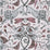 Clarke & Clarke Extinct Pink Wallpaper Sample W0100/05.CAC.0