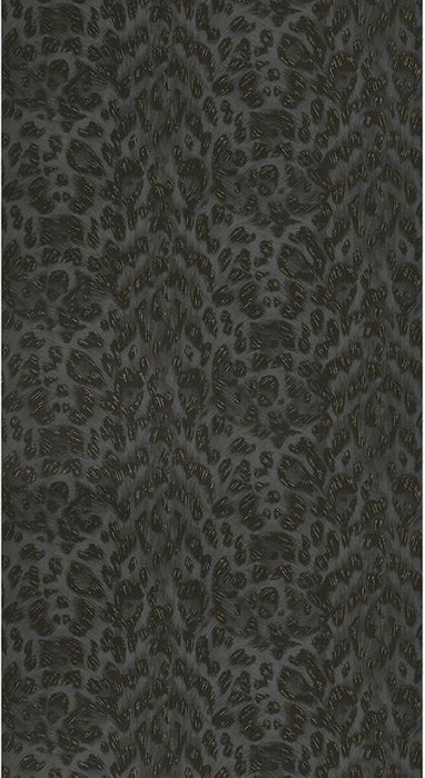 Clarke & Clarke Felis Charcoal/Rose Gold Wallpaper Sample W0115/03.CAC.0