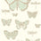 Cole & Son Butterflies & Dragonflies Duck Egg Ivry Wallpaper Sample 103/15065.CS.0