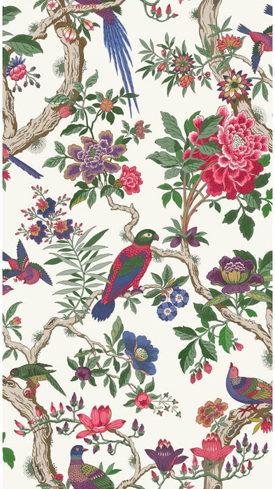 Cole & Son Fontainebleau Fuschia Wallpaper Sample 99/12050.CS.0