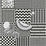 Cole & Son Frutta E Geometrico Black Wallpaper Sample 123/6030.CS.0