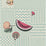 Cole & Son Frutta E Geometrico Pastel Wallpaper Sample 123/6029.CS.0