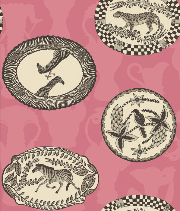 Cole & Son Matrinah Pink Wallpaper Sample 109/4023.CS.0