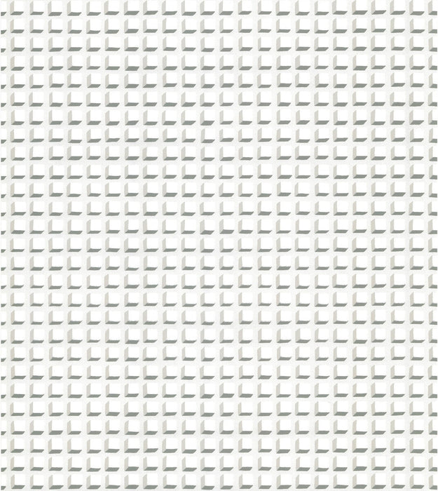 Cole & Son Mosaic White And White Wallpaper Sample 105/3015.CS.0