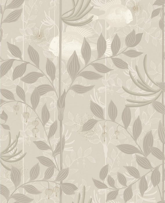 Cole & Son Nautilus Neutral& Sil Wallpaper Sample 103/4021.CS.0