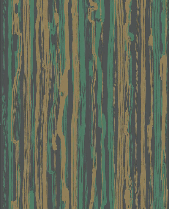 Cole & Son Strand Teal & Gold Wallpaper Sample 107/7036.CS.0