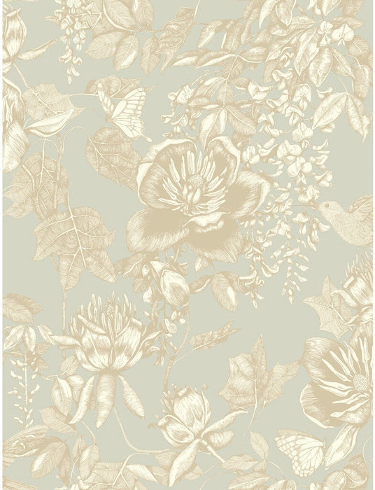 Cole & Son Tivoli Old Olive Wallpaper Sample 99/7031.CS.0