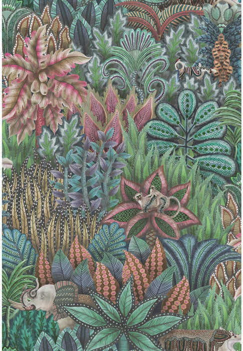 Cole & Son Singita Dark Blue Wallpaper Sample 109/7035.CS.0