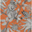 Cole & Son Savuti Orange Wallpaper Sample 109/1001.CS.0