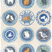 GP & J Baker Robina'S Dinner Party Blue Wallpaper Sample BW45126.4.0