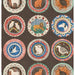 GP & J Baker Robina'S Dinner Party Cocoa Wallpaper Sample BW45126.2.0