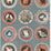 GP & J Baker Robina'S Dinner Party Teal Wallpaper Sample BW45126.5.0