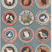 GP & J Baker Robina'S Dinner Party Teal Wallpaper Sample BW45126.5.0
