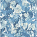 GP & J Baker Tropical Floral Blue Wallpaper Sample BW45132.2.0