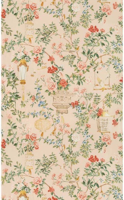 Brunschwig & Fils Jardin Fleuri Print Petal Fabric Sample 8019137.177.0
