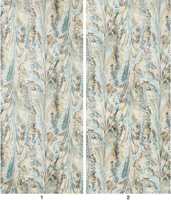 Lee Jofa Taplow Paper Sea Mist Wallpaper Sample P2019103.135.0