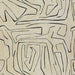 Lee Jofa Modern Graffito Linen/Onyx Fabric Sample GWF-3530.18.0