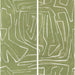 Lee Jofa Modern Graffito Fern Wallpaper Sample GWP-3501.123.0