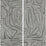 Lee Jofa Modern Graffito Graphite Wallpaper Sample GWP-3501.118.0