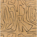 Lee Jofa Modern Graffito Sand/Black Wallpaper Sample GWP-3501.68.0