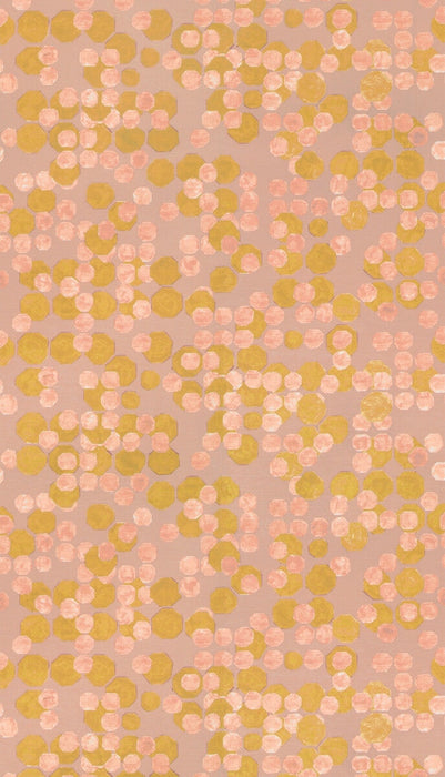 Lee Jofa Modern Hex Paper Aura Wallpaper Sample GWP-3724.174.0