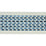 Schumacher Portola Tape Indoor/Outdoor Blue Trim Sample 79421