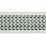 Schumacher Portola Tape Indoor/Outdoor Charcoal Trim Sample 79422