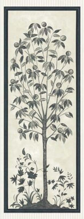 Cole & Son Trees Of Eden Life - Charcoal & Parchment Wallpaper Sample 113/14043.CS.0