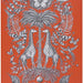 Clarke & Clarke Kruger Flame Wallpaper Sample W0102/02.CAC.0