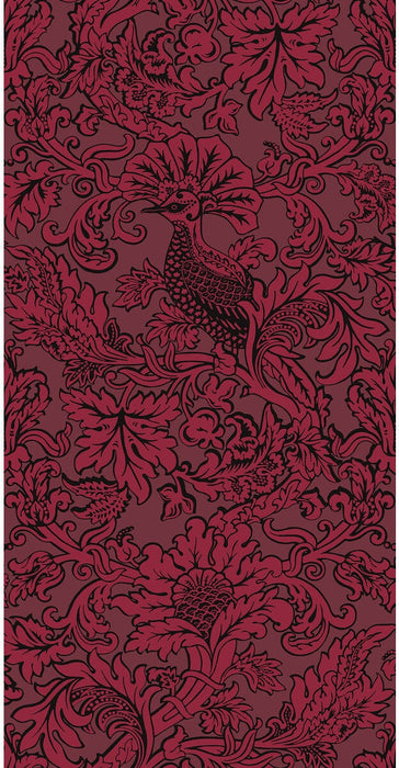 Cole & Son Balabina Velvet Red Wallpaper Sample 108/1004.CS.0