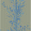 Cole & Son Bamboo Blue On Khaki Wallpaper Sample 100/5026.CS.0
