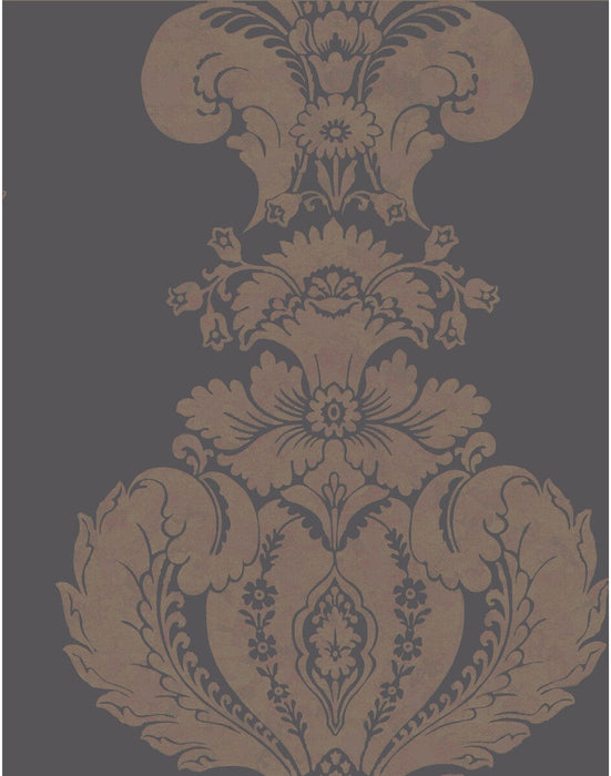 Cole & Son Baudelaire Black And Bronze Wallpaper Sample 94/1002.CS.0