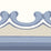 Cole & Son Broderie Border Blue Wallpaper Sample 99/14058.CS.0
