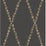 Cole & Son Cammei Gold On Charcoal Wallpaper Sample 123/4018.CS.0