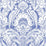Cole & Son Chatterton Blue And White Wallpaper Sample 94/2012.CS.0