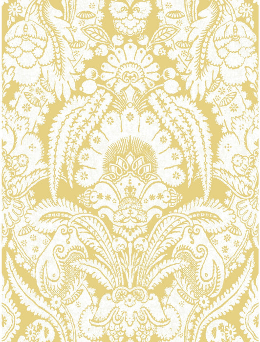 Cole & Son Chatterton French Yellow And Ivory Wallpaper Sample 94/2013.CS.0