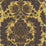 Cole & Son Coleridge Yellow Gold And Black Wallpaper Sample 94/9049.CS.0