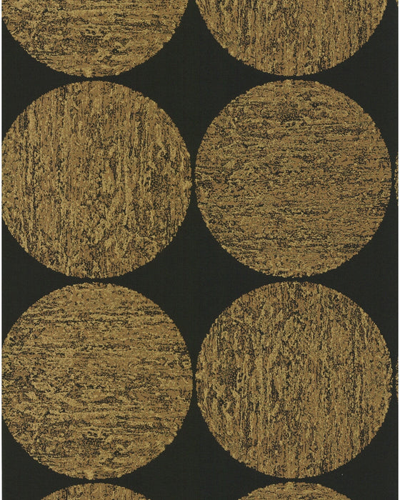 Cole & Son Luna Gold/Onyx Wallpaper Sample 69/5119.CS.0