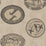 Cole & Son Matrinah Stone & Gilver Wallpaper Sample 109/4020.CS.0