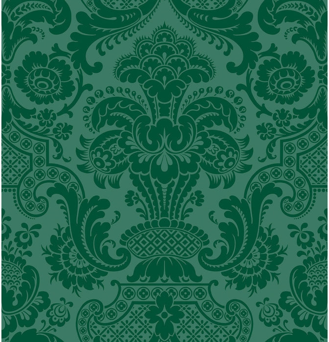 Cole & Son Petrouchka Green Wallpaper Sample 108/3012.CS.0