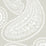 Cole & Son Rajapur White/Linen Wallpaper Sample 95/2011.CS.0