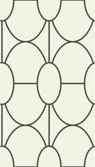 Cole & Son Riviera Black And White Wallpaper Sample 105/6026.CS.0