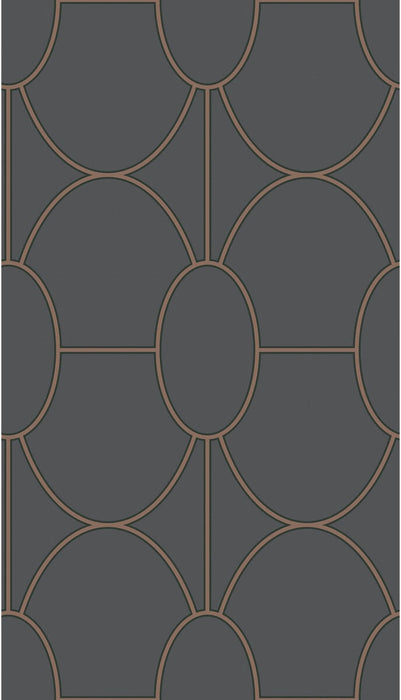 Cole & Son Riviera Charcoal Wallpaper Sample 105/6029.CS.0
