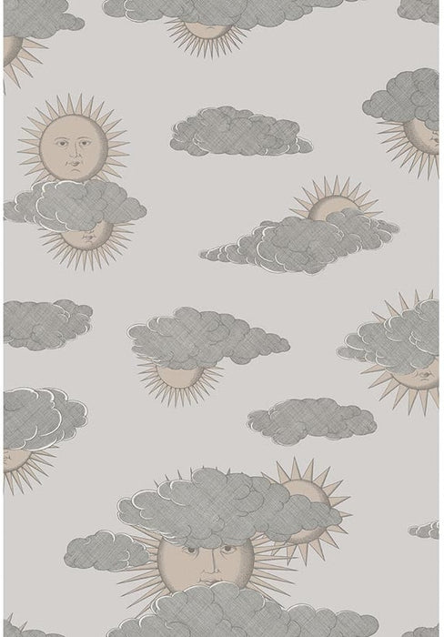 Cole & Son Soli E Nuvole Beige Wallpaper Sample 123/2009.CS.0