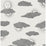 Cole & Son Soli E Nuvole Black White Wallpaper Sample 123/2007.CS.0