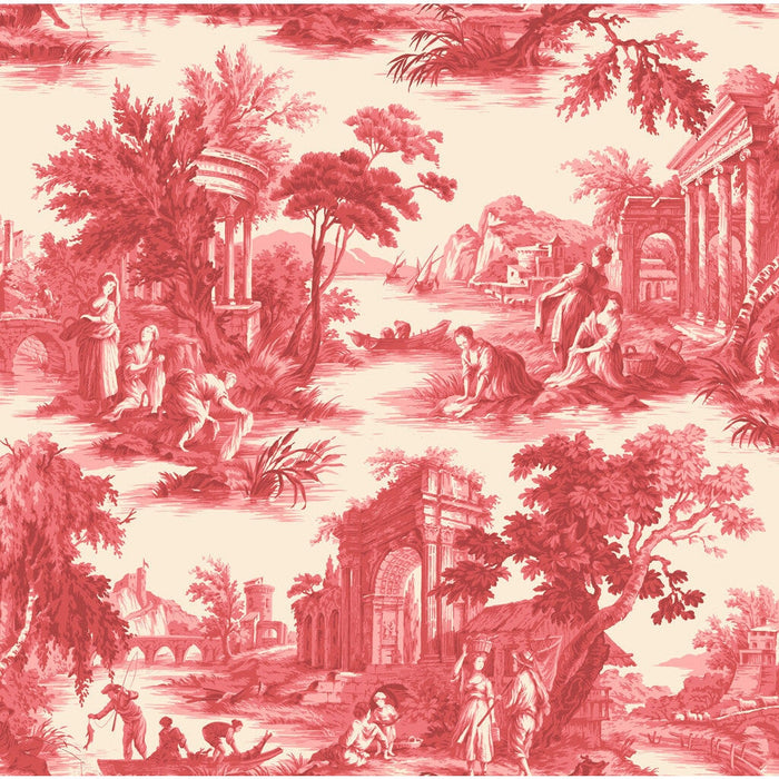 Cole & Son Villandry Red Wallpaper Sample 99/1004.CS.0