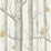 Cole & Son Woods & Pears Charcl/Lin/Gld Wallpaper Sample 95/5032.CS.0