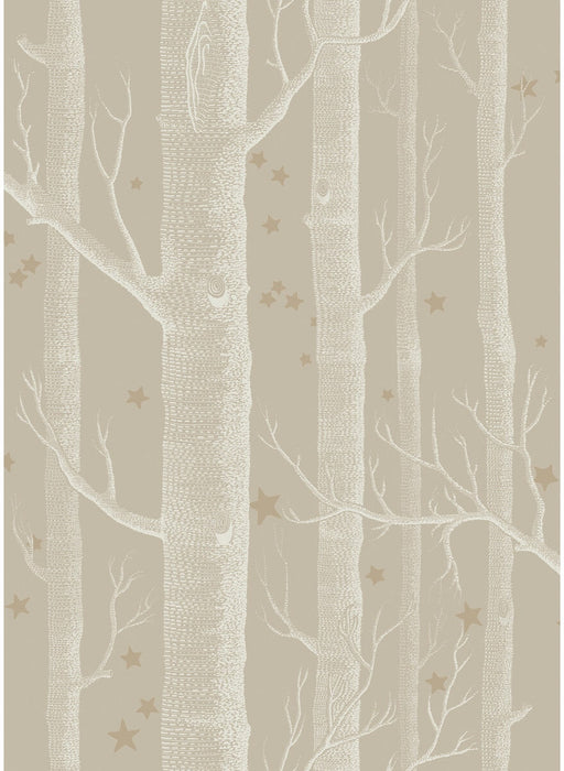 Cole & Son Woods & Stars Linen Wallpaper Sample 103/11047.CS.0