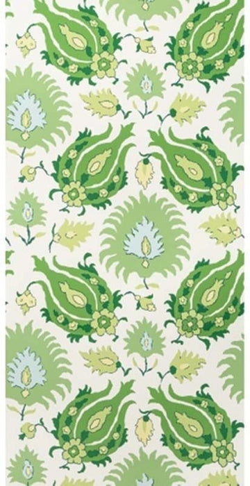 Brunschwig & Fils Kashmiri Leaf/Aloe Wallpaper Sample P8020102.3033.0